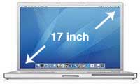 aluminum 17 in powerbook battery